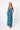 Front view of floral multicolor green blue Laura Empire Waist Maxi Dress maxi silhouette relaxed fit resort