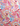 Detail of multicolor warm pastels Nina Straight Leg Pants With Slits super-soft rayon slit finish
