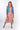 Front view of blue Meagan 46115 Sleeve Knit Shrug relaxed silhouette easy fit coastal