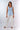 Front view of multicolor light blue white Emily V-Neck Knit Tank Top relaxed silhouette easy fit resort