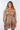 Close-up of super-soft rayon on floral multicolor Grace Convertible Off-Shoulder 46115 Sleeve Ruffle Dress print varies