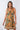 Close-up of super-soft rayon on floral pink Olivia Tie-Front Ruffle Dress print placement varies
