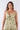 Close-up of super-soft rayon on floral soft blue Sandra Tie-Front Ruffle Maxi Dress print placement varies