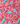 Detail of floral purple pink Sophie Tie-Front High Low Dress With Flutter Sleeves super-soft rayon finish