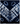 Detail of hand-dye blue white Blake 46115 Sleeve Asymmetrical Knit Tunic super-soft knit asymmetrical hem finish