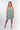 Front view of floral multicolor Coco Strapless Pleated Bodice Dress strapless silhouette relaxed fit resort