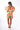 Front view of floral multicolor Amber Convertible Off-Shoulder Ruffle Mini Dress worn off-shoulder easy wear