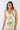 Close-up of super-soft rayon on multicolor Angelina Above-Knee V-Neck Dress tropical print double-layer finish
