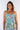 Close-up of super-soft rayon on floral multicolor Kate Reversible Lattice Back Midi Dress print placement varies