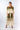 Front view of multicolor dip-dye green beige Ella Wide-Leg Ankle Pants With Pockets relaxed wide-leg silhouette resort
