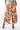 Close-up of super-soft rayon on floral multicolor Ella Wide-Leg Ankle Pants With Pockets print placement varies