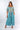 Front view of mint green Ella Wide-Leg Ankle Pants With Pockets relaxed wide-leg silhouette easy fit resort