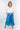 Front view of blue green tie-dye Ella Wide-Leg Ankle Pants With Pockets relaxed wide-leg silhouette resort