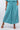 Close-up of super-soft rayon on turquoise Ella Wide-Leg Ankle Pants With Pockets smooth texture wide-leg finish
