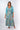 Front view of mint green Sienna 46115 Sleeve Butterfly Wing Shrug open layer silhouette easy fit resort