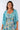Close-up of super-soft rayon on mint green Sienna 46115 Sleeve Butterfly Wing Shrug smooth texture finish