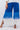 Close-up of super-soft rayon on blue Josephine Mock Wrap Pants smooth texture wide-leg finish