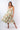 Front view of multicolor print Marilyn Sweetheart Neck Halter Midi Dress midi silhouette relaxed fit resort