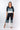 Front view of white gray black Nina Straight Leg Pants With Slits relaxed straight-leg silhouette resort