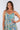 Close-up of super-soft rayon on floral multicolor Laura Empire Waist Maxi Dress print placement varies