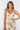 Close-up of super-soft rayon on multicolor Michelle Ruffle Maxi Dress With Adjustable Straps tropical print finish