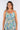 Close-up of super-soft rayon on floral multicolor Darcy Above-Knee Empire Waist Dress print placement varies