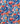 Detail of floral multicolor Ginger Sweetheart Ruffle Maxi Dress super-soft rayon ruffle finish