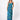 Front view of floral multicolor green blue Laura Empire Waist Maxi Dress maxi silhouette relaxed fit resort