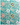 Detail of floral mint Mila V-Neck Ruffle Dress super-soft rayon ruffle finish