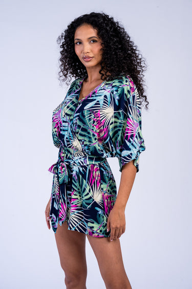 Heidi Romper With Kimono Sleeves