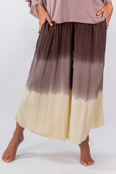 Ella Wide-Leg Ankle Pants With Pockets